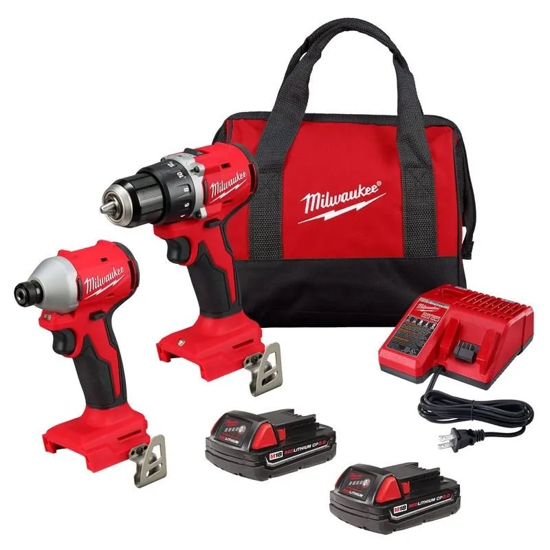 milwaukee 3692 22ct m18 compact brushless 2 tool combo kit