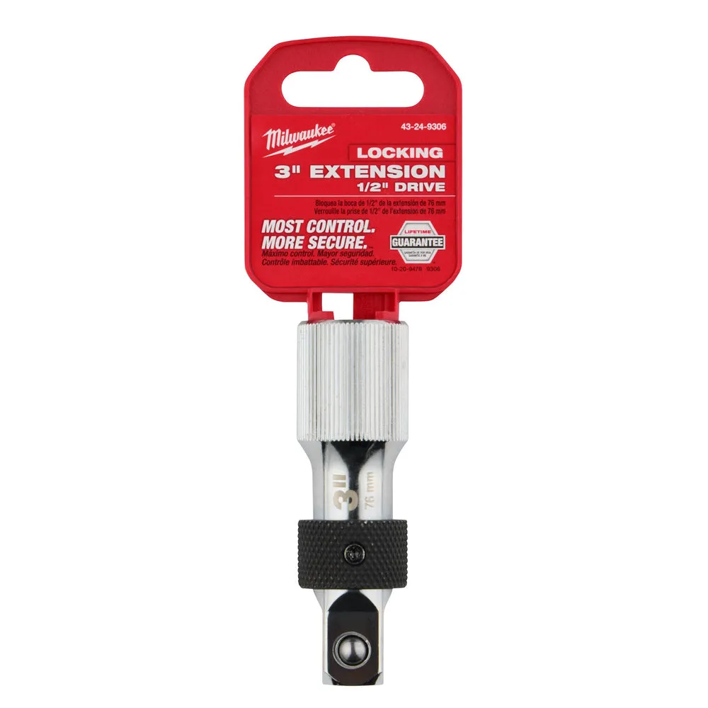 Milwaukee 43-24-9306 1/2″ Drive 3″ Locking Extension