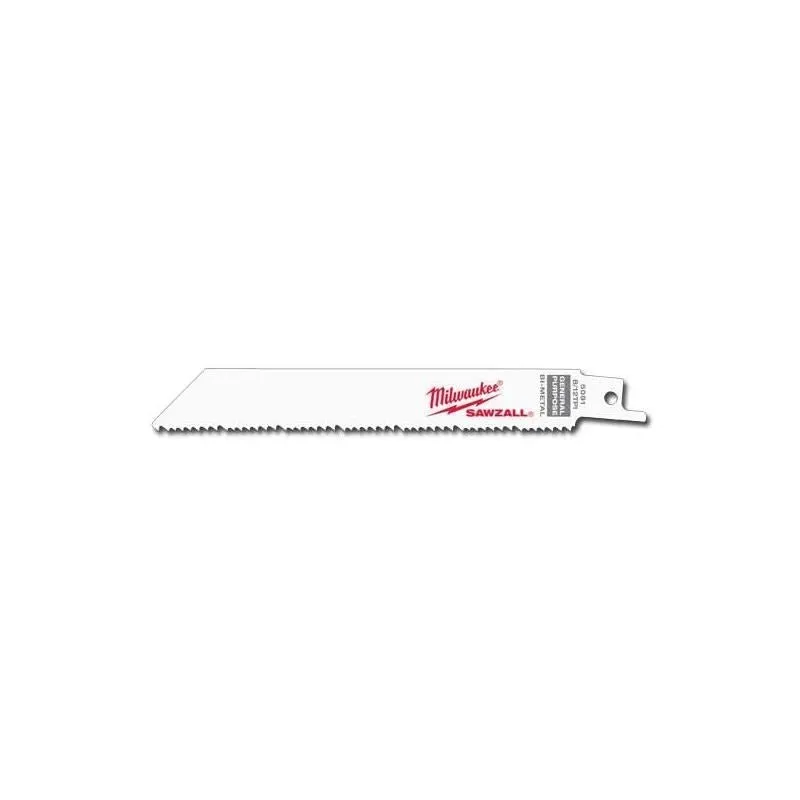 Milwaukee 48-00-5091 6″” 8/12 TPI SAWZALL Blades (5 Pk)