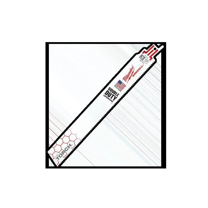 Milwaukee 48-01-7713 9″ 10 TPI The Torch SAWZALL Blades (Bulk – 100 Pk)