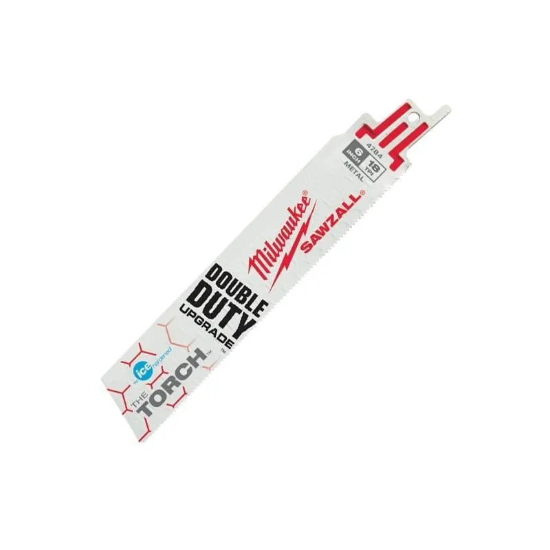 Milwaukee 48-01-8784 6″” 18 TPI The Torch Ice Hardened SAWZALL Blades (50 Pk)