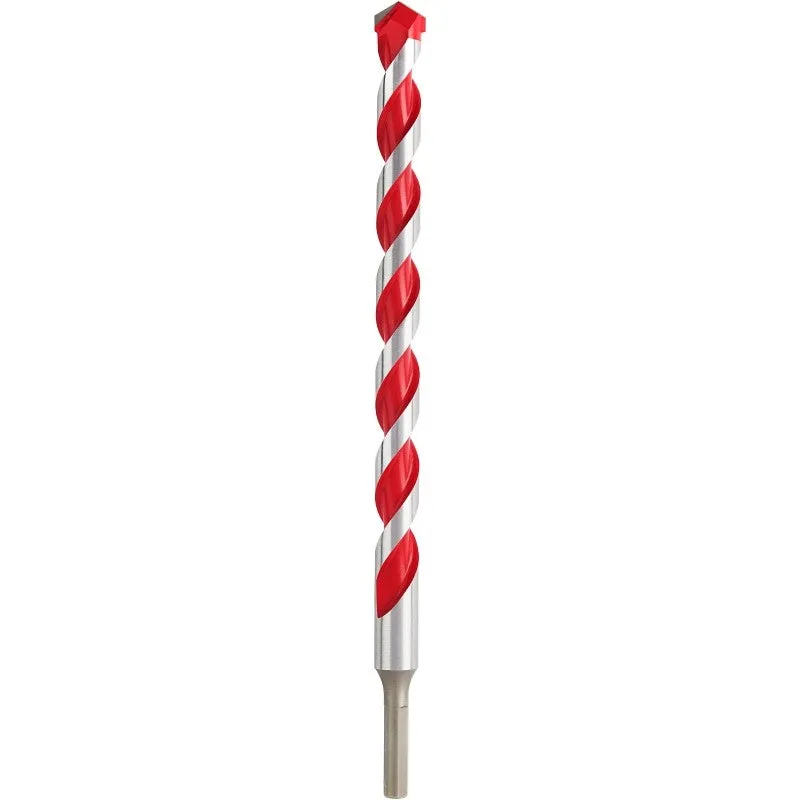 Milwaukee 48-20-9046 Drill Bit, 3/4 in Dia, 12 in OAL, Wide Flute, 3/8 in Dia Shank, 3-Flat Shank