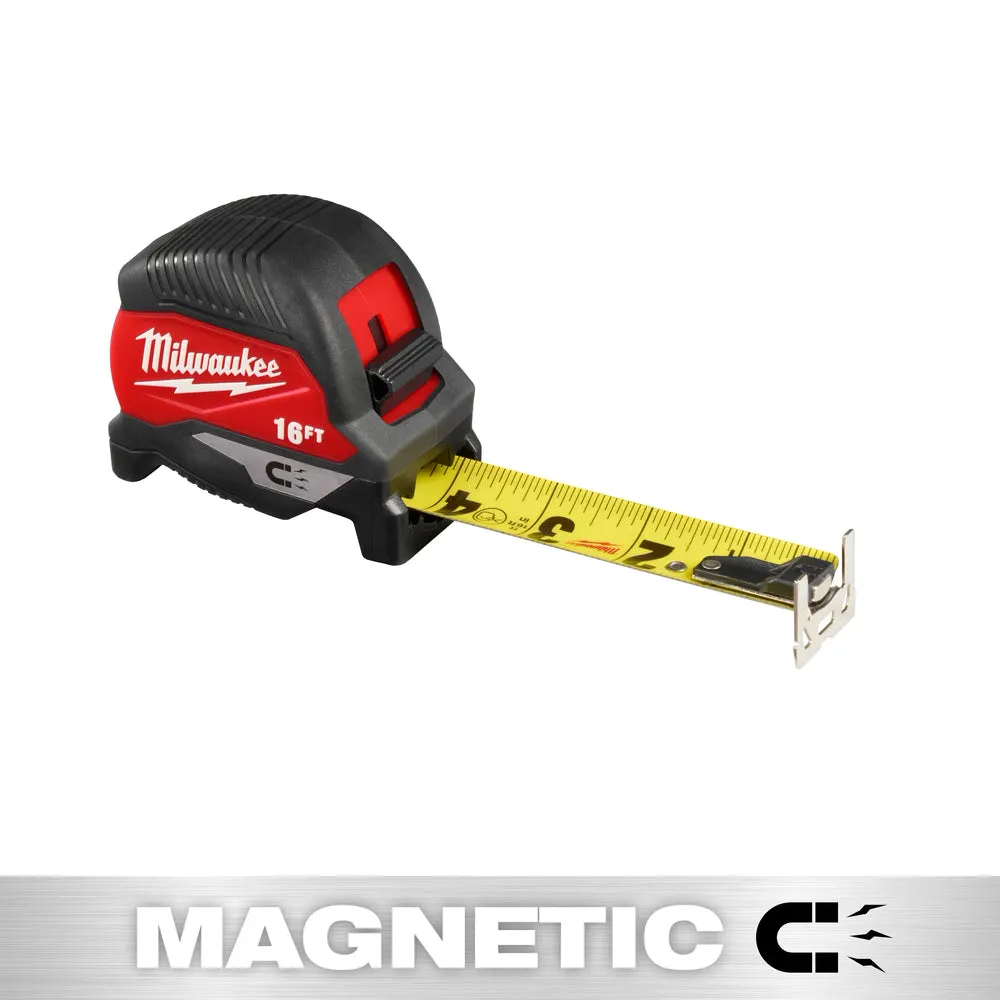 Milwaukee 48-22-1016M 16′ Magnetic Tape Measure