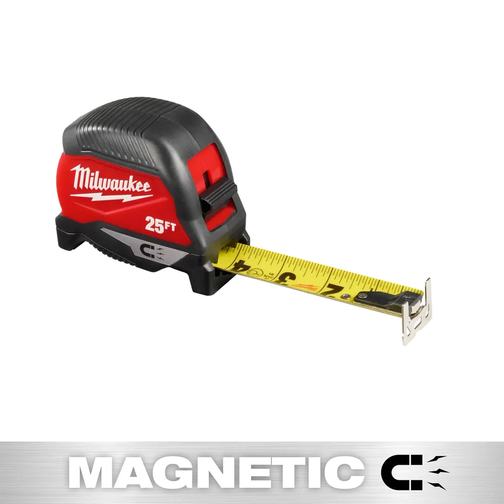 Milwaukee 48-22-1025M 25′ Magnetic Tape Measure