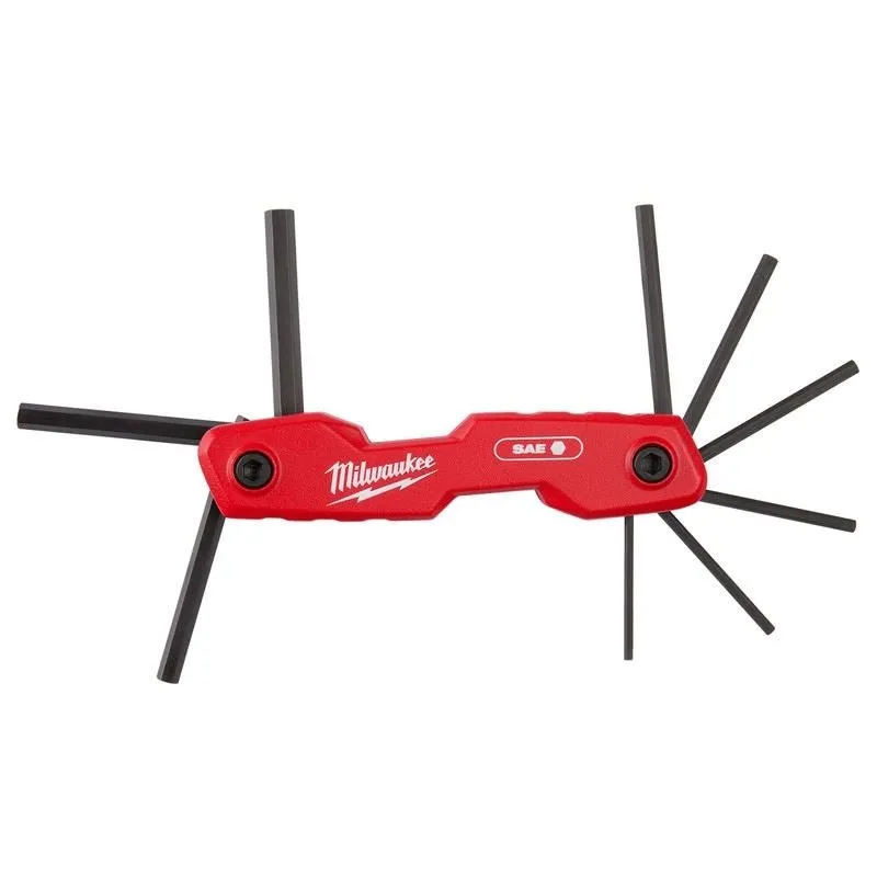 Milwaukee 48-22-2181 9 Key Folding Hex Key Set – SAE