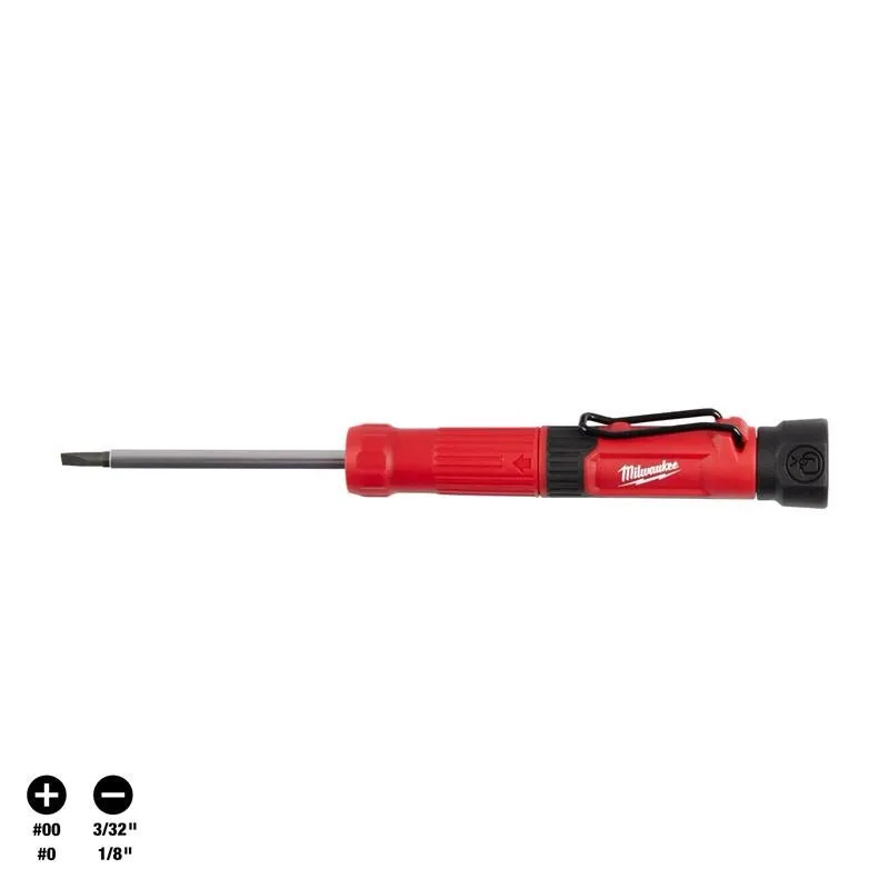 milwaukee 48 22 2932 4 in 1 pocket precision multi bit screwdriver