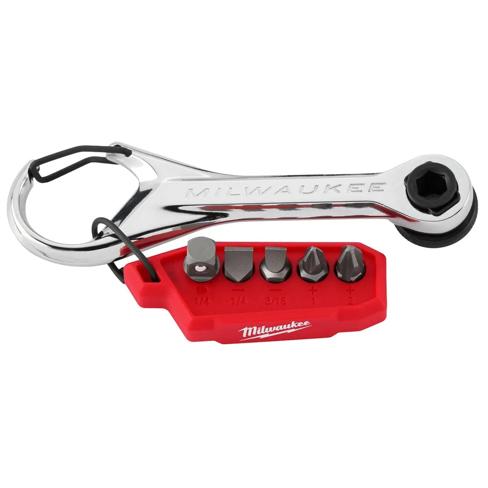 Milwaukee 48-22-2950 7-in-1 Multi-Bit Mini Ratchet Screwdriver
