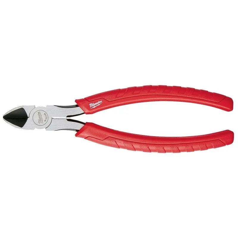 Milwaukee 48-22-6108 Diagonal Cutting Plier, 8 in OAL, 11/32 in Cutting Capacity, 1-5/64 in Jaw Opening, Red Handle