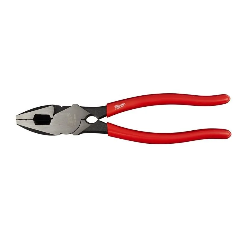 Milwaukee 48-22-6503 9 in High-Leverage Lineman Pliers with Thread Cleaner