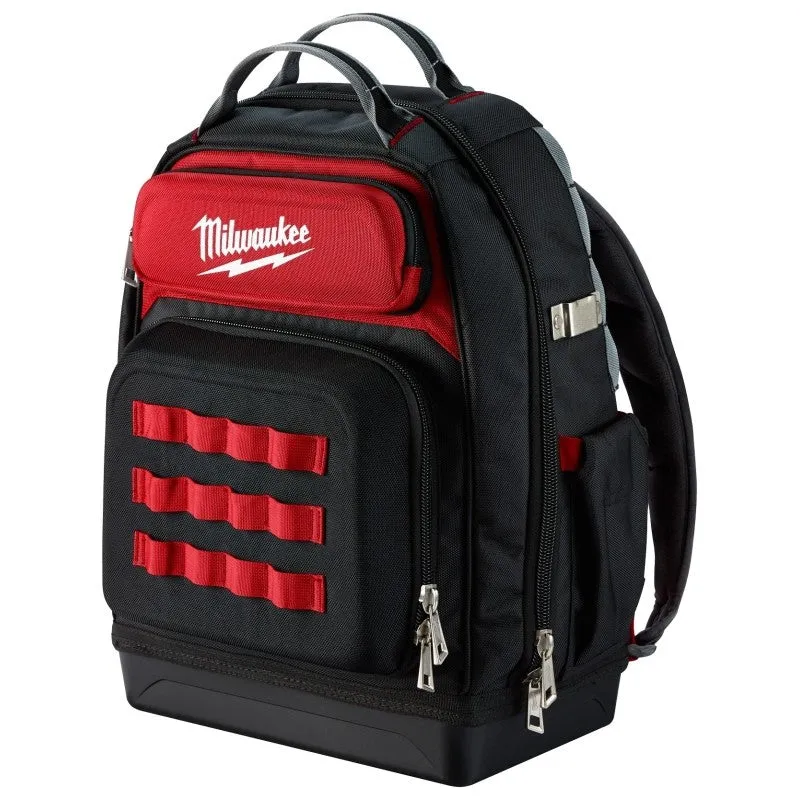 milwaukee 48 22 8201 ultimate jobsite backpack 18 in w 944 in d 204 in h 48 pocket polyester red