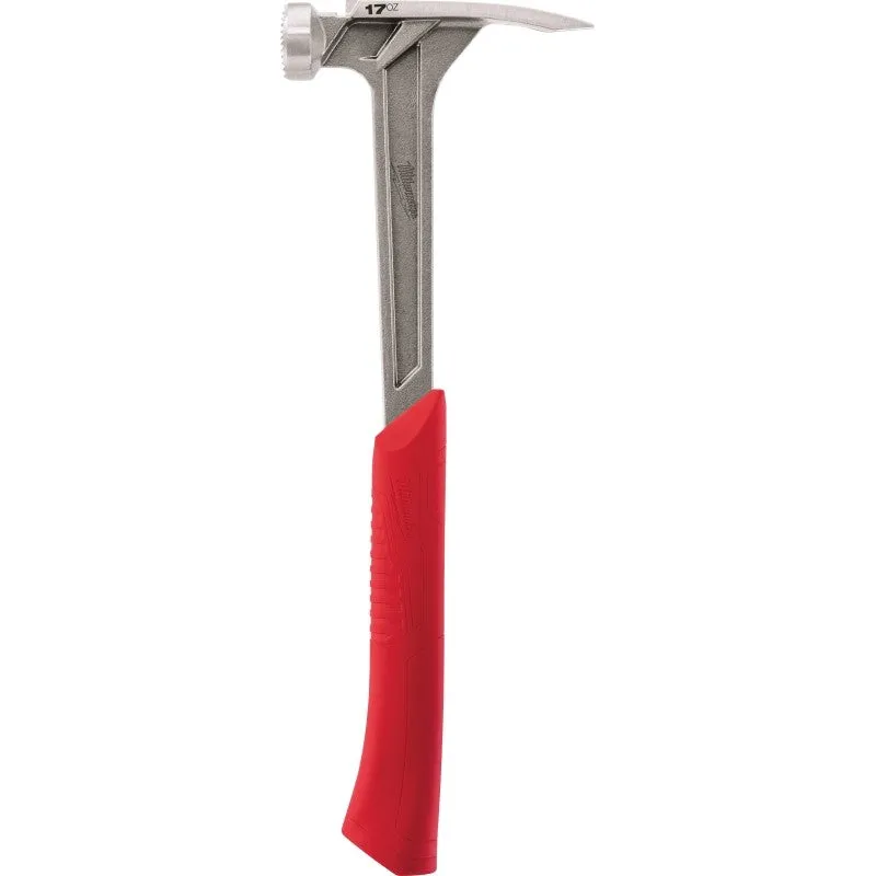 milwaukee 48 22 9016 hammer 17 oz head straight claw head 16 18 in oal