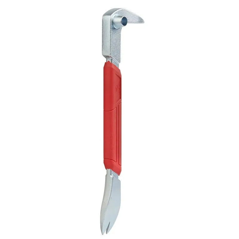 Milwaukee 48-22-9032 Nail Puller, 12 in L, Beveled Edge Tip, Steel, Red/Silver, 2 in W