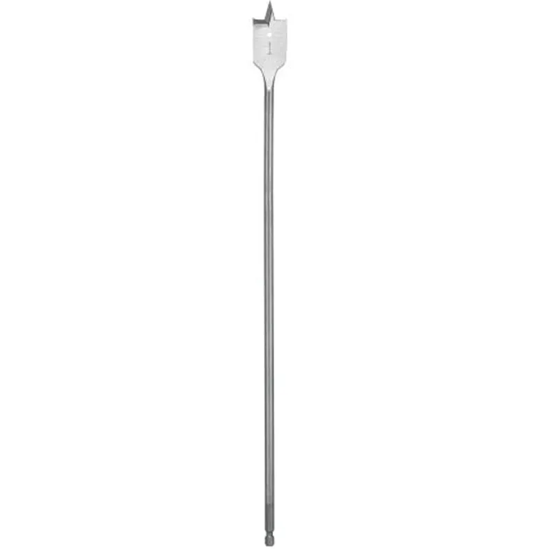 Milwaukee 48-27-0190 Boring Bit, 7/8 in Dia, 16 in OAL, Flat Flute, 1/4 in Dia Shank, Hex Shank