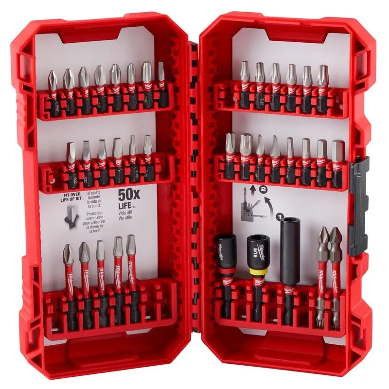 milwaukee 48 32 4089 shockwave impact duty driver bit set 38pc