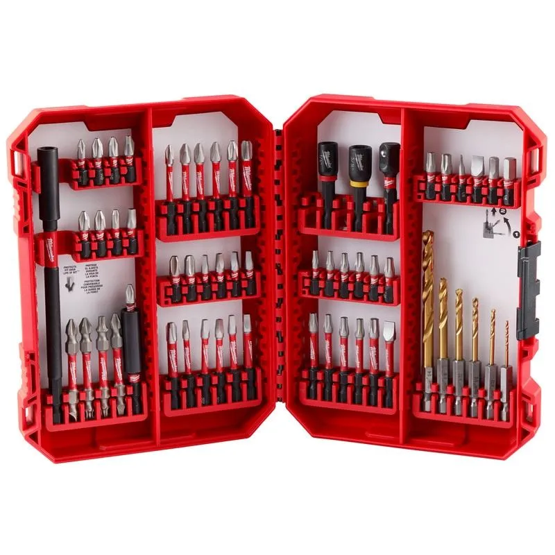Milwaukee 48-32-4097 SHOCKWAVE Impact Duty Drill and Drive Set – 60PC