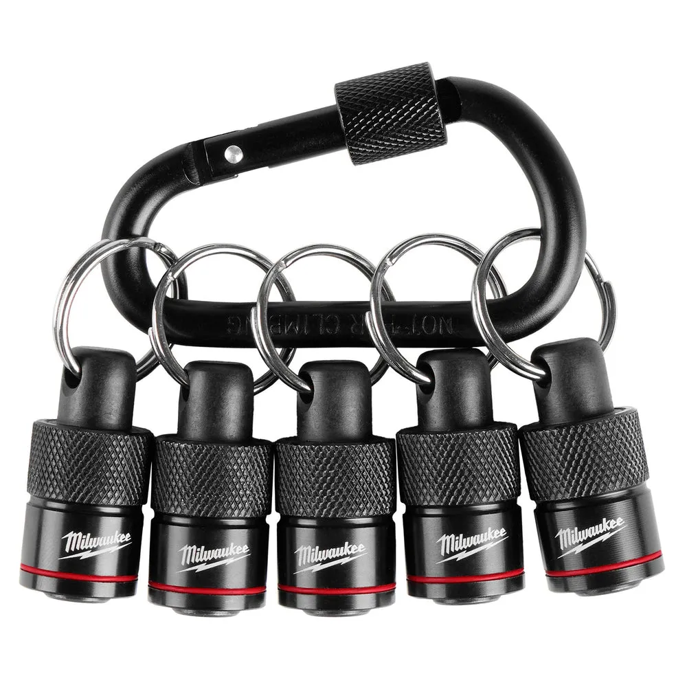 Milwaukee 48-32-4537 5PC Bit Holder with Carabiner
