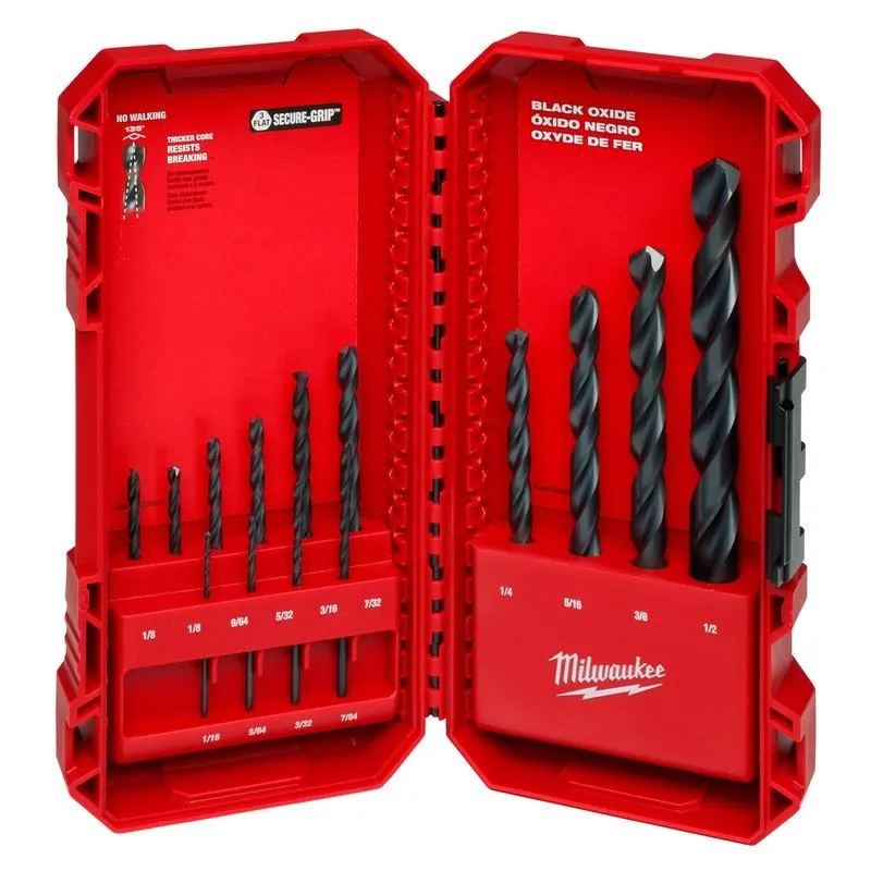 Milwaukee 48-89-2800 THUNDERBOLT Black Oxide Drill Bit Set – 14PC