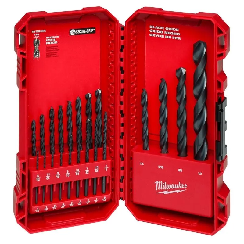 Milwaukee 48-89-2801 THUNDERBOLT Black Oxide Drill Bit Set – 21PC