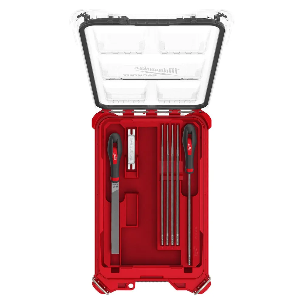 Milwaukee 49-16-2880 9pc Saw Chain Sharpening Set with PACKOUT™ Low-Profile Compact Organizer