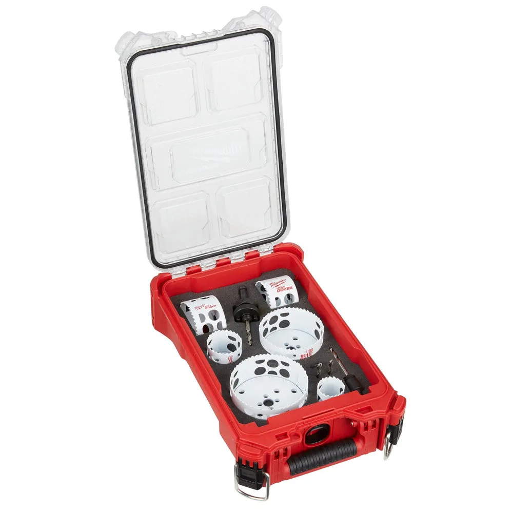 Milwaukee 49-22-5606 HOLE DOZER™ Bi-Metal Hole Saw Kit with PACKOUT™ Compact Organizer – 10PC
