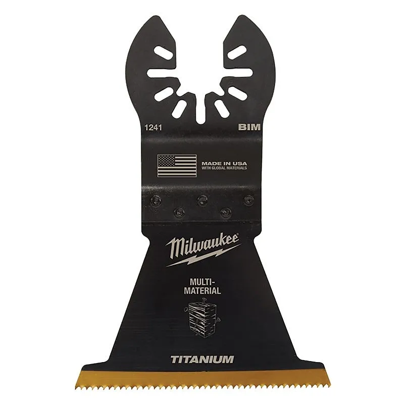 Milwaukee 49-25-1243 Blade, 2-1/2 in, 1-5/8 in D Cutting, HCS/Titanium, 3/PK