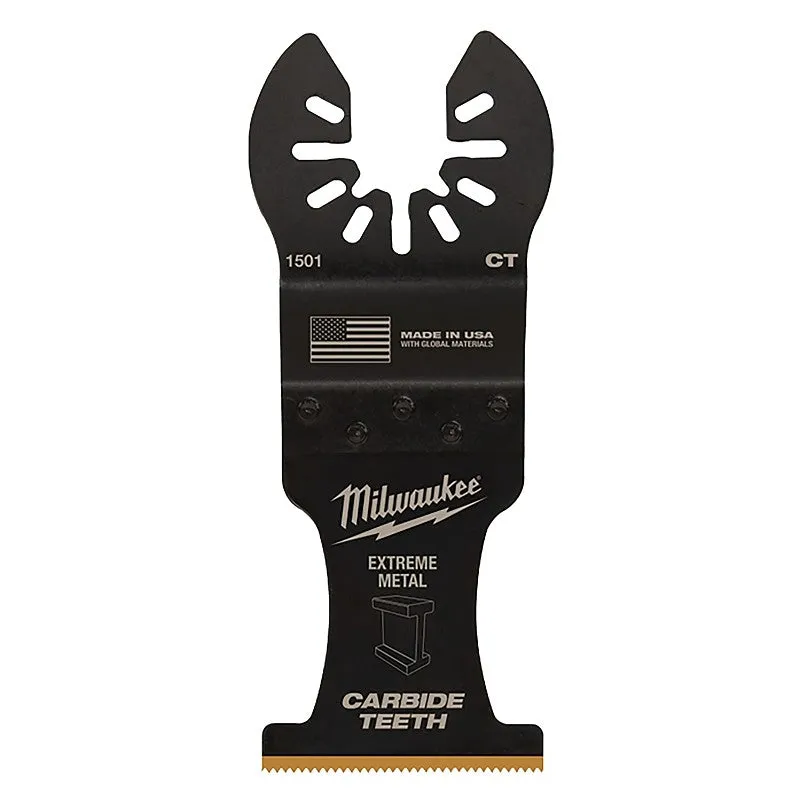 Milwaukee 49-25-1503 Blade, 1-3/8 in, Carbide/HCS/Titanium, 2 in D Cutting, 3/PK