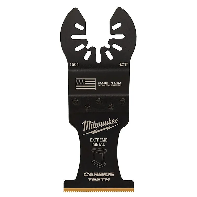 Milwaukee 49-25-1505 Blade, 1-3/8 in, Carbide/HCS/Titanium, 2 in D Cutting, 5/PK