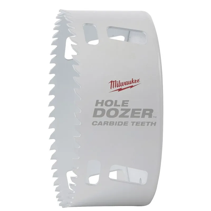 Milwaukee 49-56-0744 Hole Saw, 4-1/4 in Dia, 1.62 in D Cutting, 4 TPI, Carbide Cutting Edge