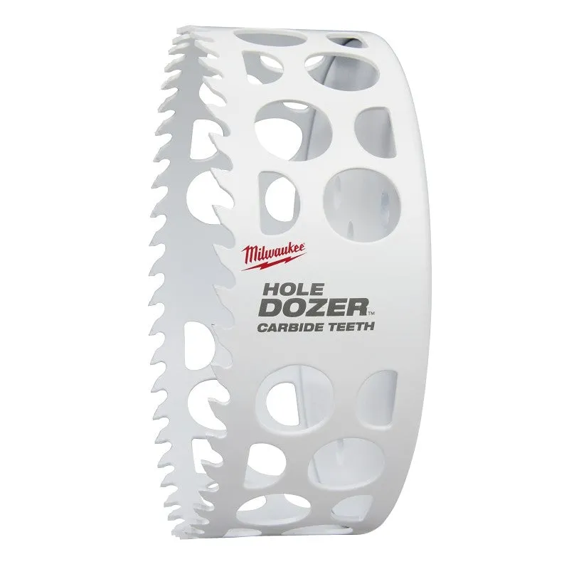 Milwaukee 49-56-0748 Hole Dozer, 5 in Dia, 1.62 in D Cutting, 4 TPI, Carbide Cutting Edge