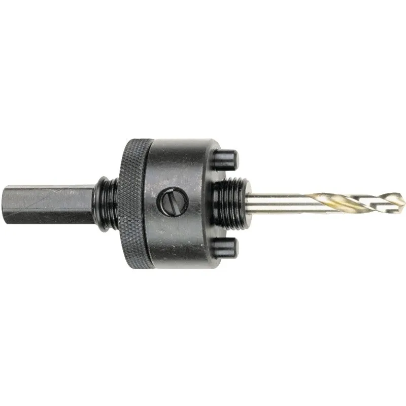 Milwaukee 49-56-7055 Hole Saw Arbor, 5/8-18 Thread, 7/16 in Shank, Hex Shank, Steel