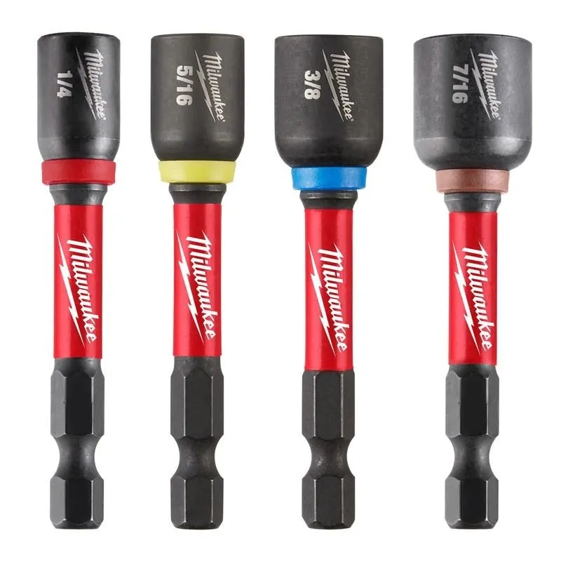 Milwaukee 49-66-4566 4pc Magnetic Nut Setter Set – 2-9/16in