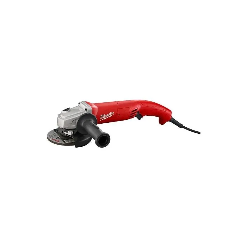 Milwaukee 6121-31A 11 Amp 5″ Small Angle Grinder Trigger Grip, AC/DC, No Lock