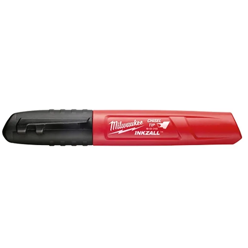 Milwaukee INKZALL Series 48-22-3130 Permanent Marker, 13/64 in Tip, Black (Pack of 36)