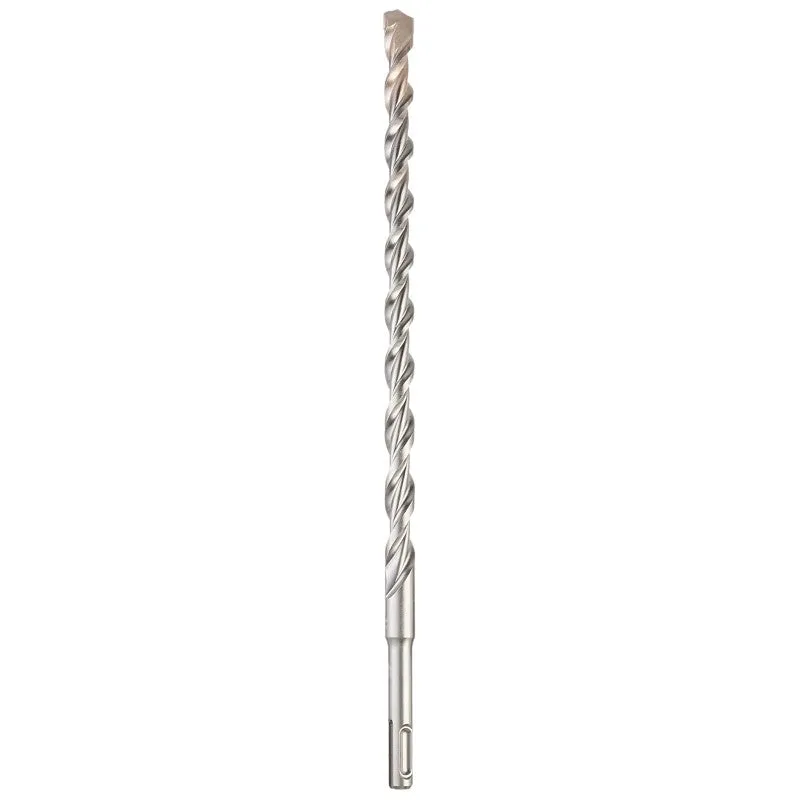 Milwaukee M/2 48-20-7474 Hammer Drill Bit, 1/2 in Dia, 12 in OAL, Spiral Flute, 4-Flute, 25/64 in Dia Shank
