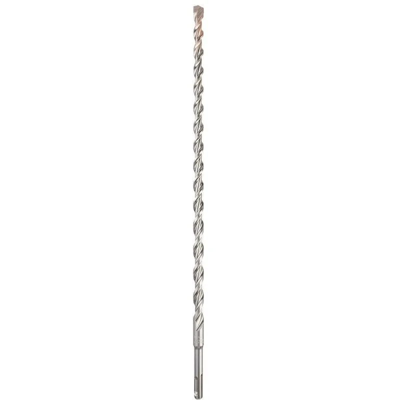 Milwaukee M/2 Series 48-20-7477 2-Cutter Rotary Hammer Drill Bit, 1/2 in Dia, 18 in OAL, 4 -Flute, 25/64 in Dia Shank