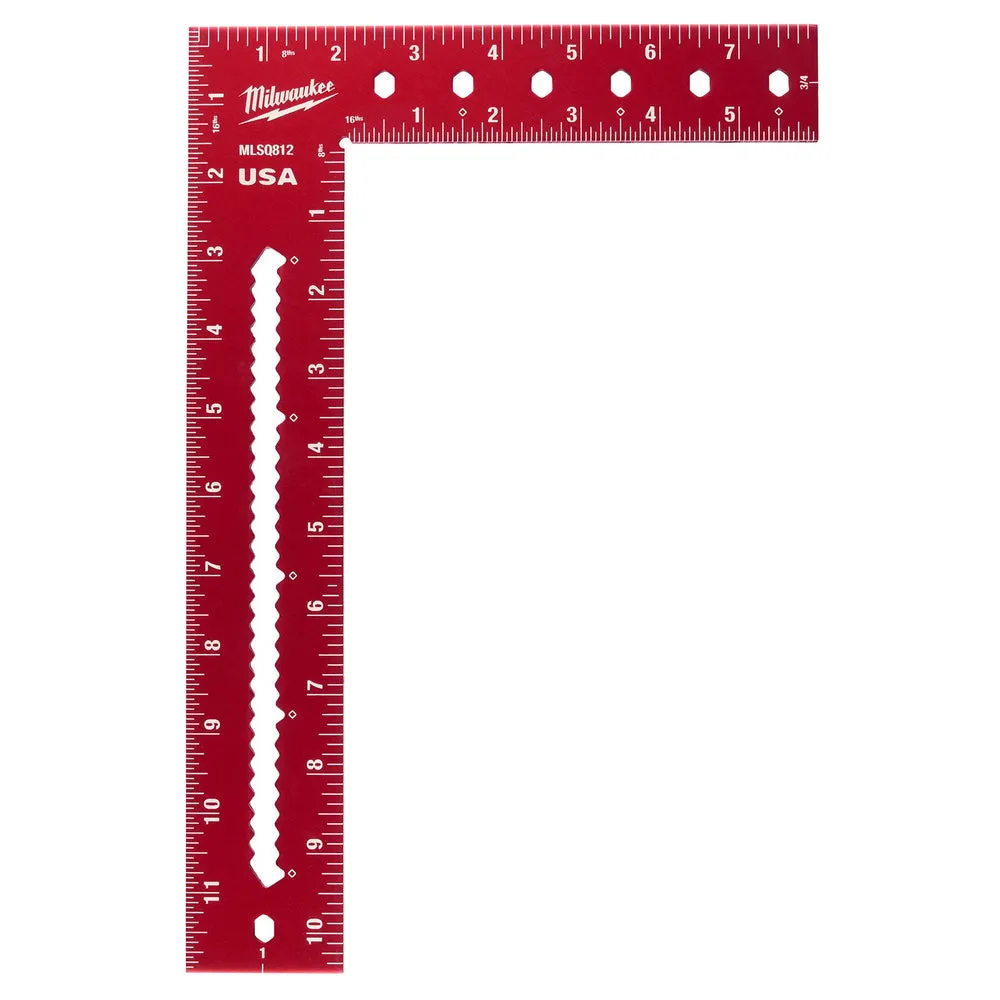 Milwaukee MLSQ812 8″ x 12″ Framing Square
