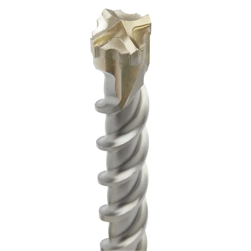 Milwaukee MX4 48-20-7240 Rotary Hammer Drill Bit, 1 in Dia, 10 in OAL, 4-Cutter, 13/32 in Dia Shank, SDS Plus Shank