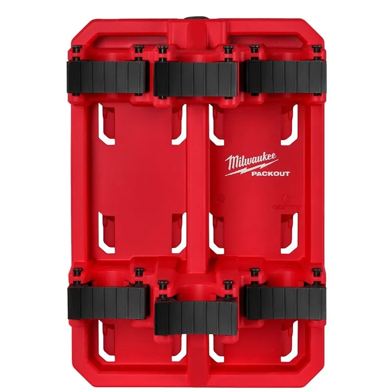 Milwaukee PACKOUT 48-22-8349 Long Handle Tool Rack, 50 lb, 9-1/2 in W, 14 in H, 7 in L, Polymer