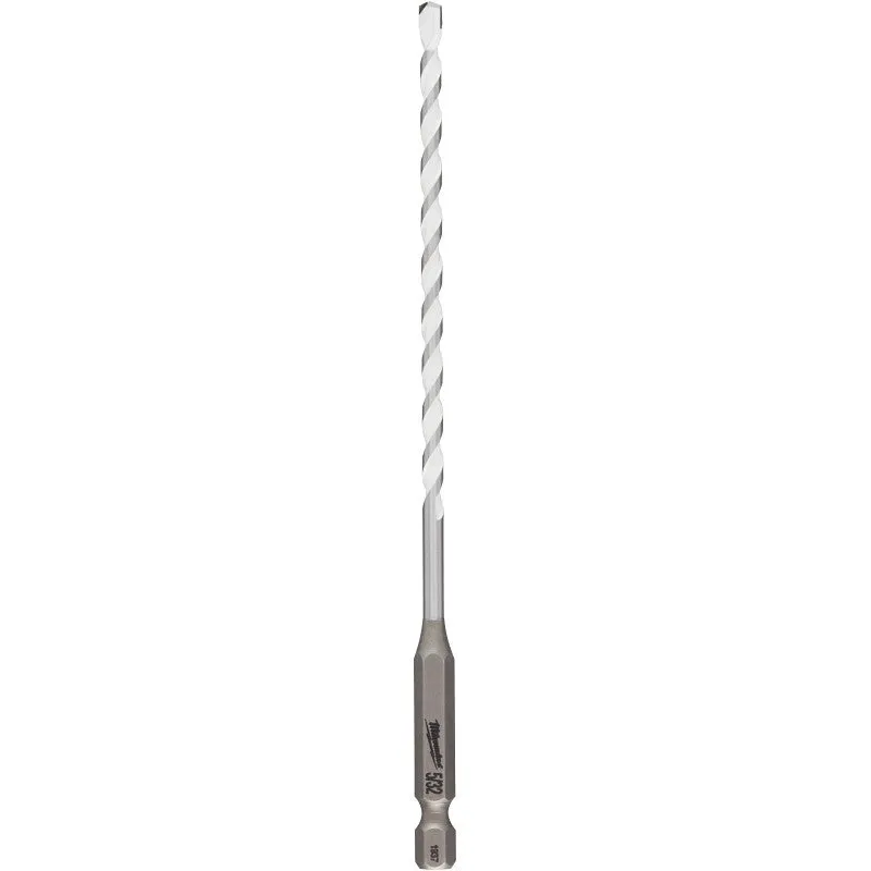 Milwaukee SHOCKWAVE 48-20-8882 Drill Bit, 5/32 in Dia, 6 in OAL, Multi-Material, Twist Flute, 1/4 in Dia Shank (Pack of 3)