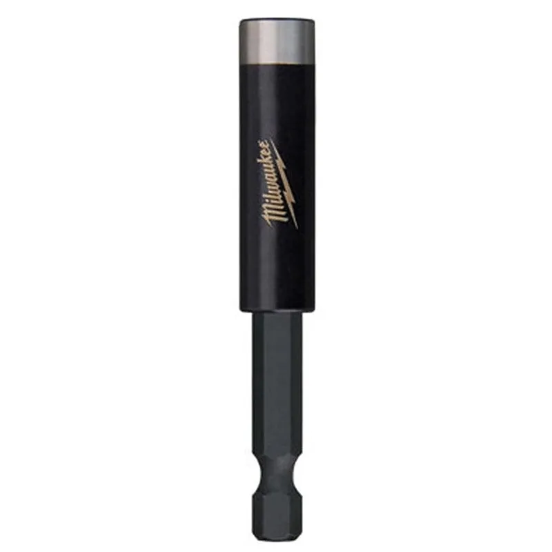 Milwaukee SHOCKWAVE 48-32-4505 Bit Holder with C-Ring, 1/4 in Drive, Hex Drive, 1/4 in Shank, Hex Shank, Steel, 10/PK (Pack of 10)