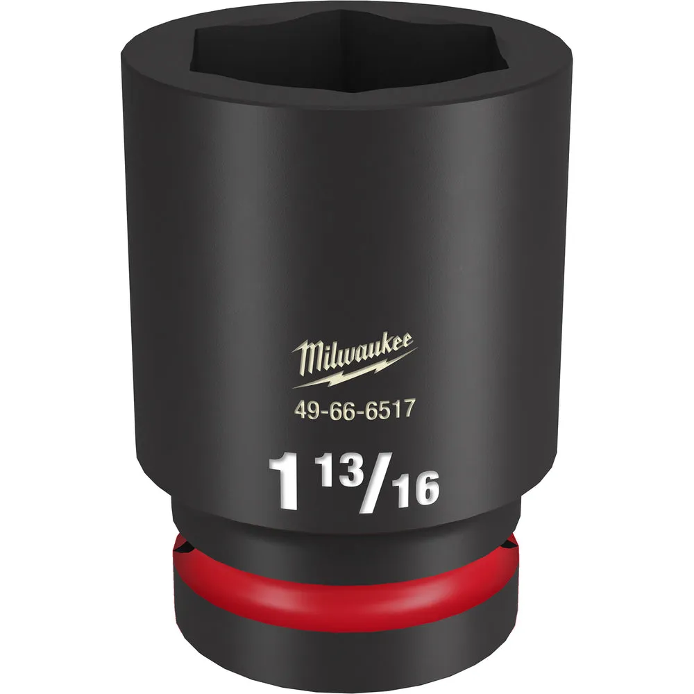 Milwaukee SHOCKWAVE™ Impact Duty 1″ Drive 1-13/16″ Deep 6 Point Socket 49-66-6517
