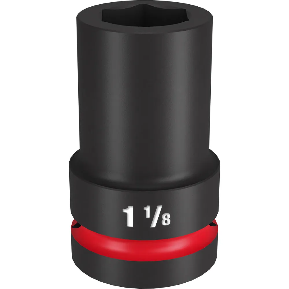 Milwaukee SHOCKWAVE Impact Duty™ 1″ Drive 1-1/8″ Deep 6 Point Socket 49-66-6506