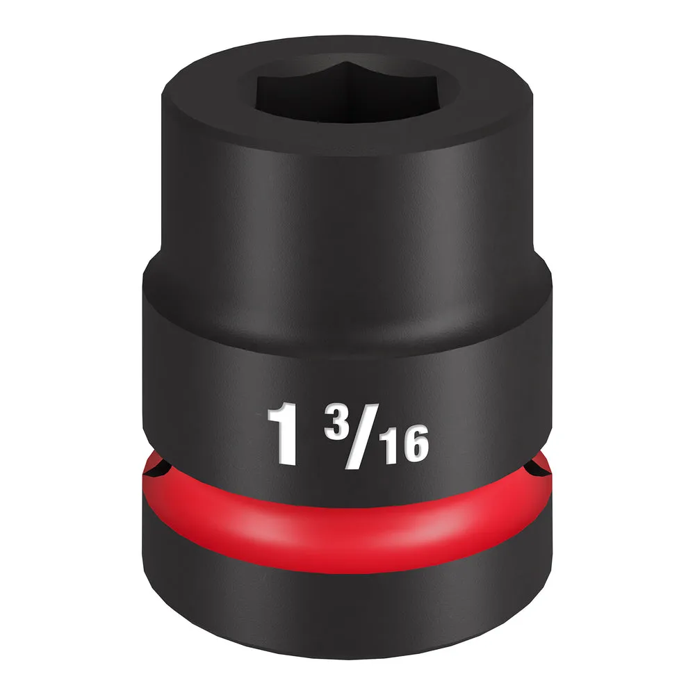 Milwaukee SHOCKWAVE Impact Duty™ 1″ Drive 1-3/16″ Standard 6 Point Socket 49-66-6551