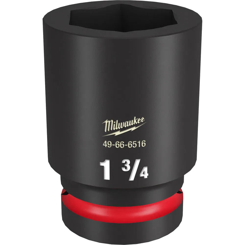 Milwaukee SHOCKWAVE™ Impact Duty 1″ Drive 1-3/4″ Deep 6 Point Socket 49-66-6516