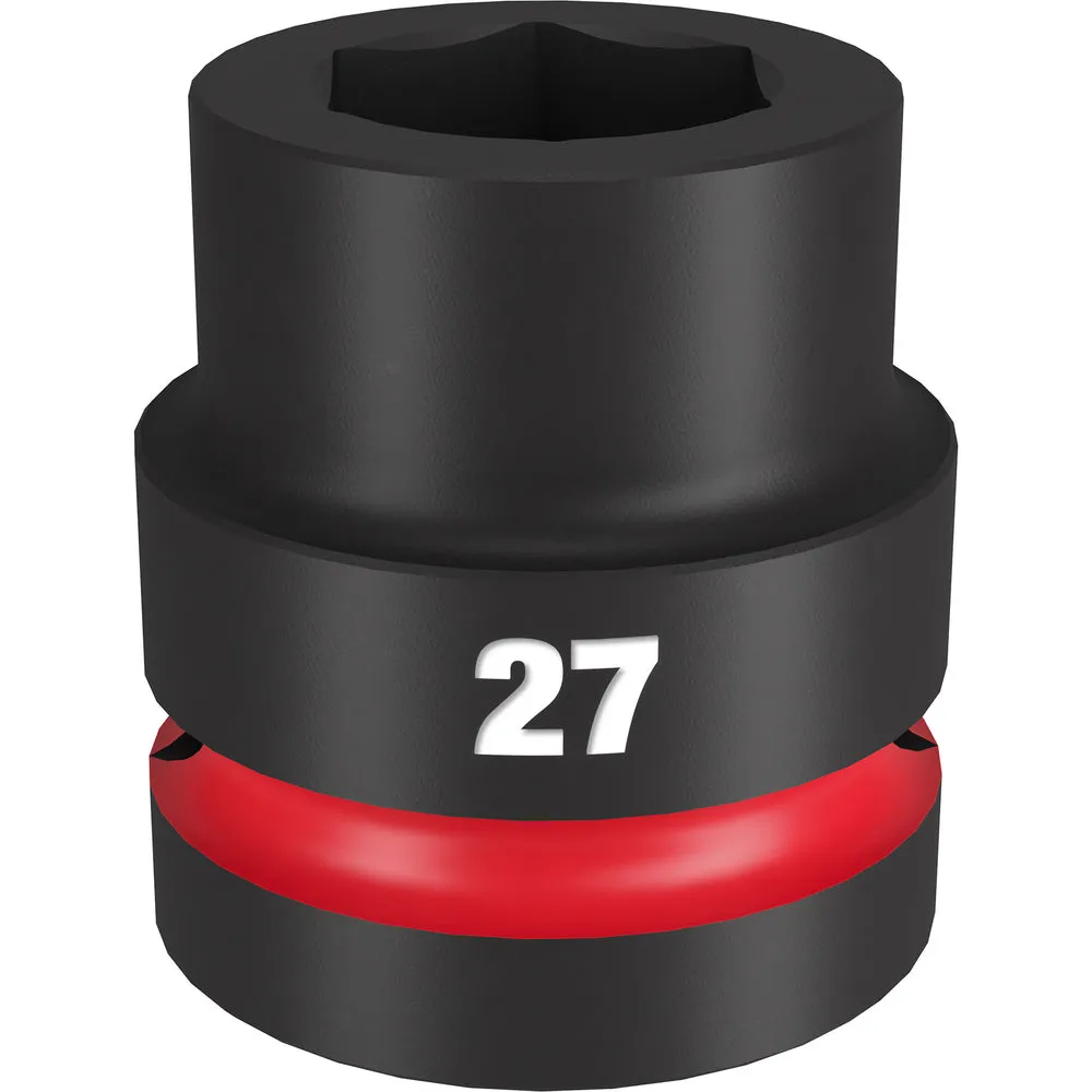 Milwaukee SHOCKWAVE™ Impact Duty 1″ Drive 27MM Standard 6 Point Socket 49-66-6592