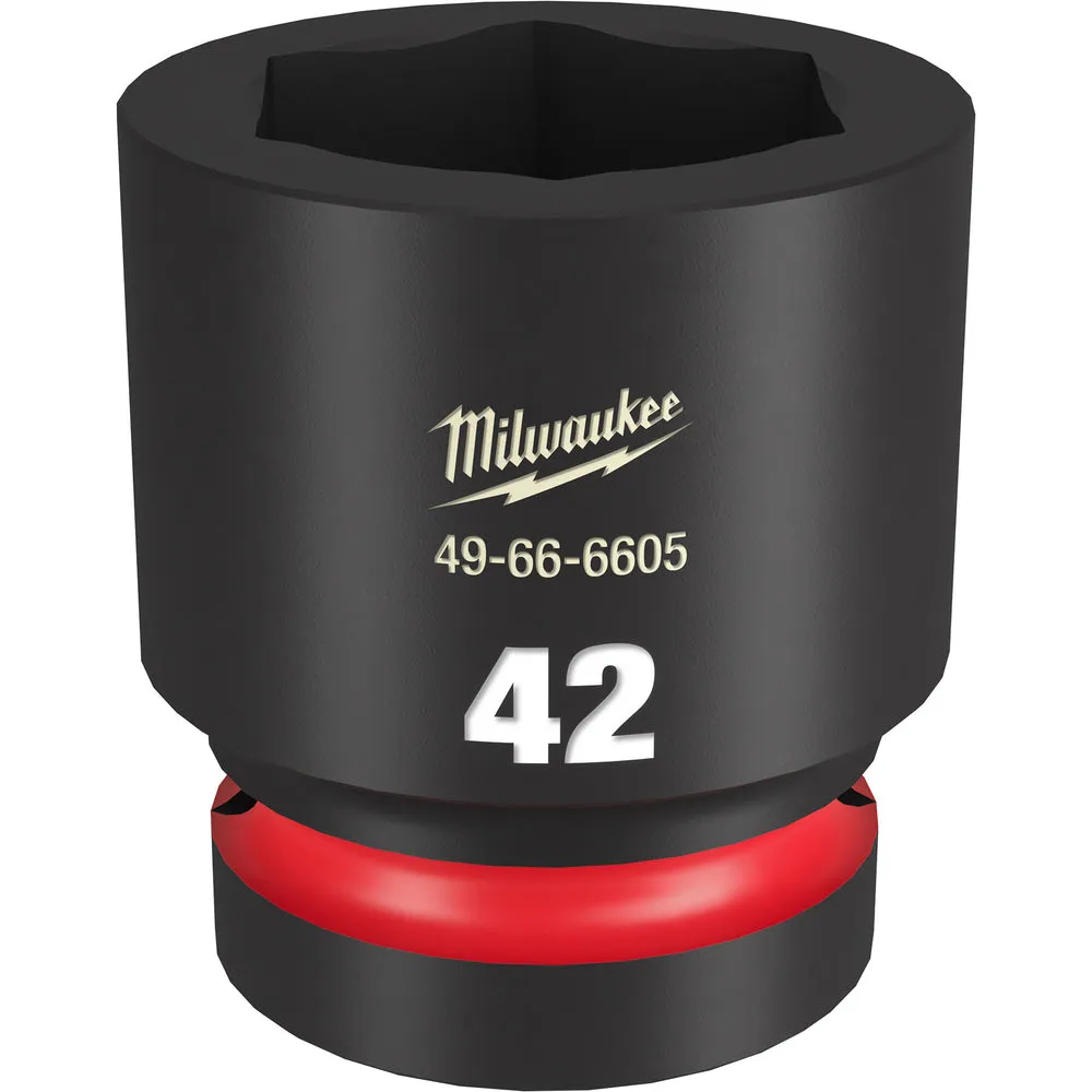 Milwaukee SHOCKWAVE Impact Duty™ 1″Drive 42MM Standard Shallow 6 Point Socket 49-66-6605
