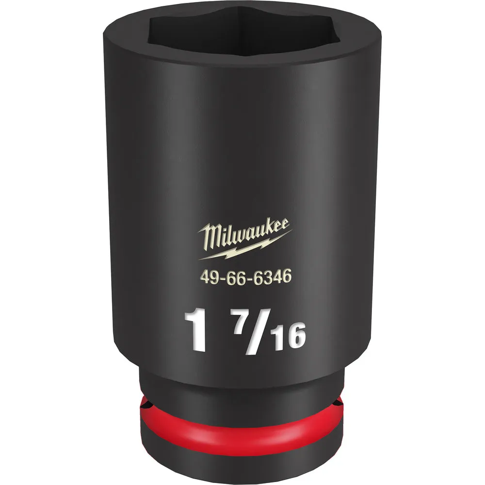 Milwaukee SHOCKWAVE™ Impact Duty 3/4″ Drive 1-7/16″ Deep 6 Point Socket 49-66-6346
