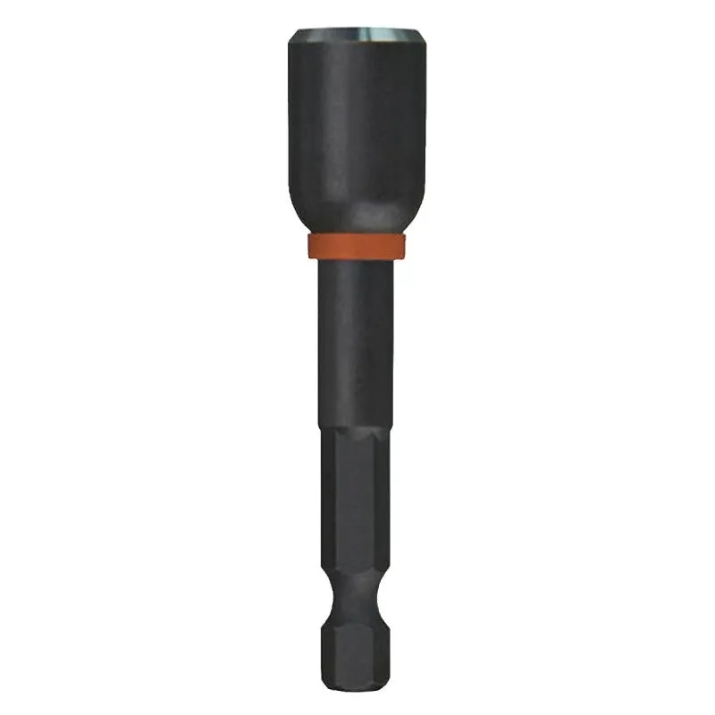 Milwaukee SHOCKWAVE Impact Duty Series 49-66-4732 Nut Driver, 1/4 in Drive, 2-9/16 in OAL, Secure-Grip Handle, Magnetic (Pack of 10)
