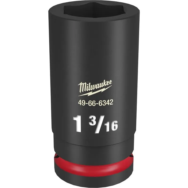 milwaukee shockwave impact duty series 49 66 6342 deep impact socket 1 316 in socket 34 in drive squ