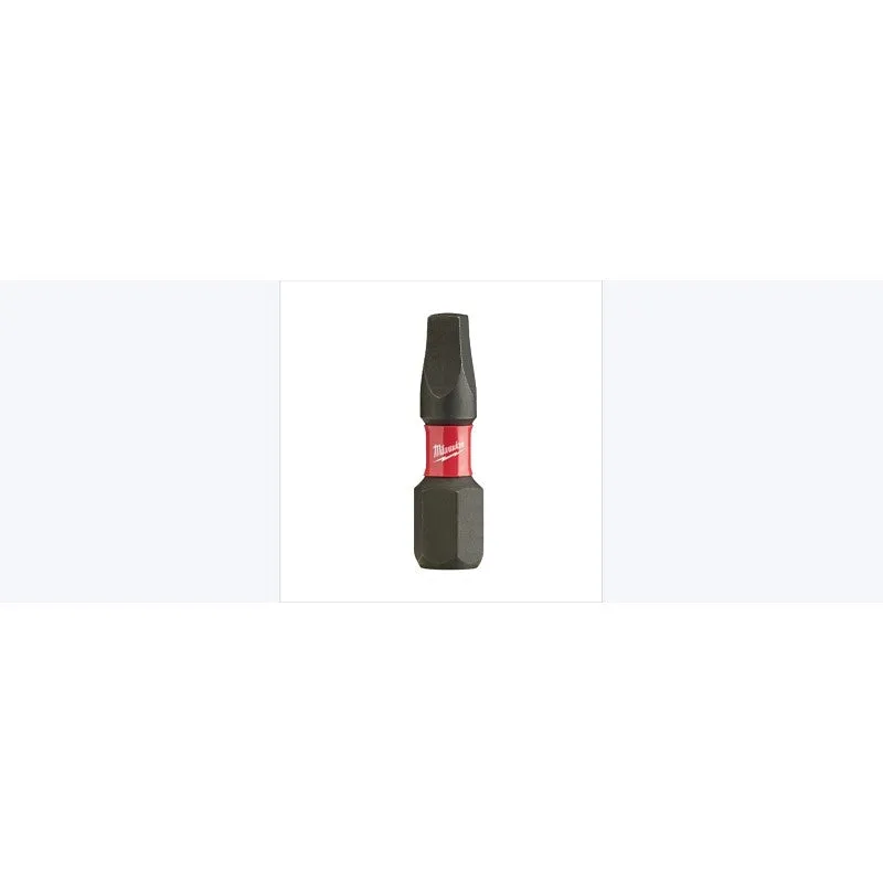 Milwaukee Shockwave Impact Duty 48-32-4723 Insert Bit, #3 Drive, Square Drive, 1 in L, Alloy Steel